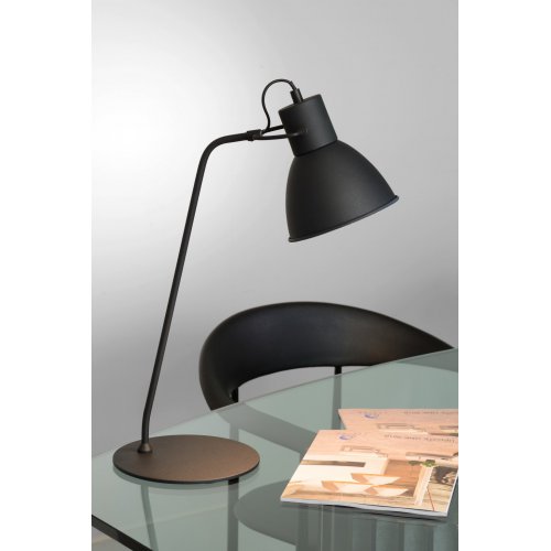 LUCIDE SHADI Desk Lamp E14 H50cm Black, stolní lampa - obrázek