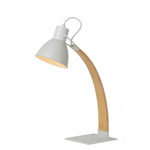 LUCIDE CURF Desk Lamp E27/60W White, stolní lampa