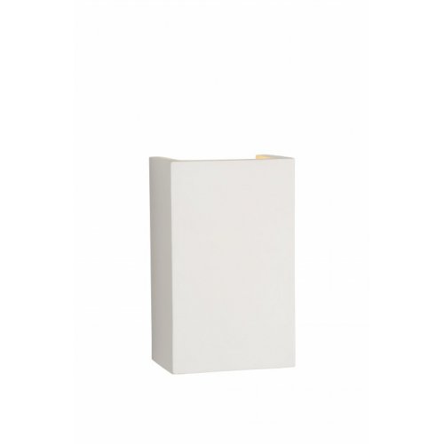 LUCIDE GIPSY Wall Light Square G9 18x11x7cm White, nástěnné svítidlo