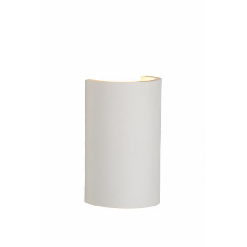 LUCIDE GIPSY Wall Light Round G9 18x11x7cm White, nástěnné svítidlo