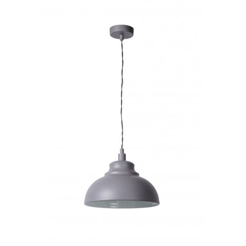 LUCIDE ISLA Pendant E14 D29 H22 cm Grey, závěsné svítidlo, lustr - obrázek