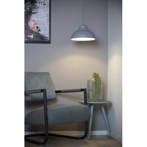 LUCIDE ISLA Pendant E14 D29 H22 cm Grey, závěsné svítidlo, lustr - obrázek