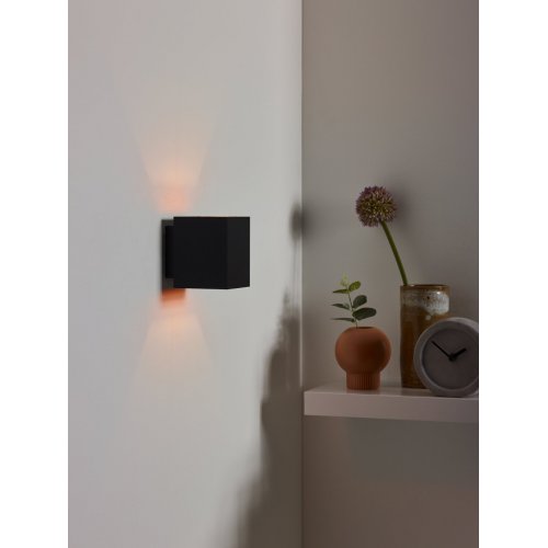 LUCIDE XERA Wall light Square 1xG9 H10 W10 L8,2 Black, nástěnné svítidlo - obrázek