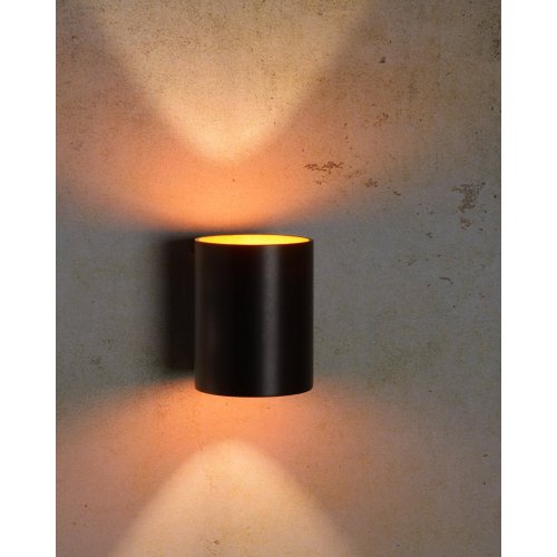 LUCIDE XERA Wall light Round 1xG9 D8 H10 W10cm Black, nástěnné svítidlo - obrázek