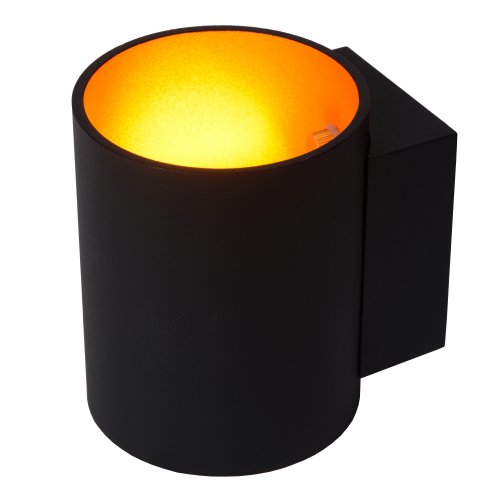 LUCIDE XERA Wall light Round 1xG9 D8 H10 W10cm Black, nástěnné svítidlo - obrázek