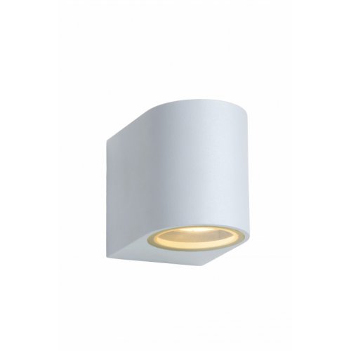 LUCIDE ZORA-LED Wall Light GU10/5W White, venkovní svítidlo - obrázek