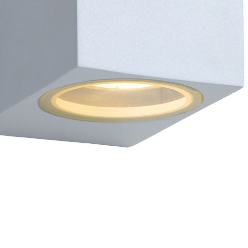 LUCIDE ZORA-LED Wall Light GU10/5W White, venkovní svítidlo - obrázek