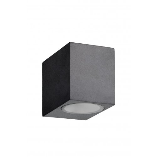 LUCIDE ZORA-LED Wall Light GU10/5W Black, venkovní svítidlo - obrázek