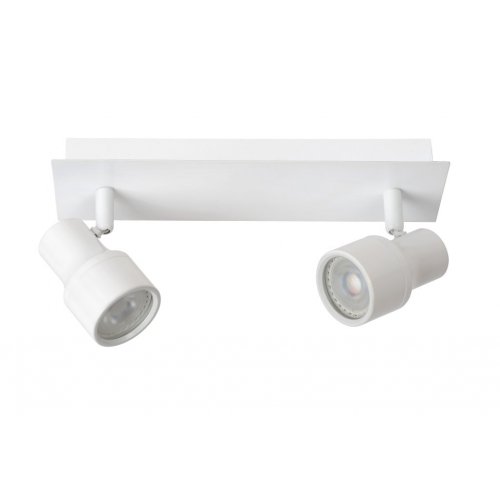 LUCIDE SIRENE-LED Spot 2xGU10/5W D10, IP44, White, bodové svítidlo, bodovka - obrázek
