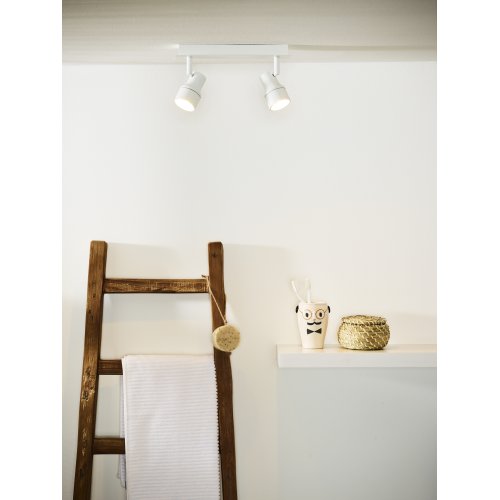 LUCIDE SIRENE-LED Spot 2xGU10/5W D10, IP44, White, bodové svítidlo, bodovka - obrázek