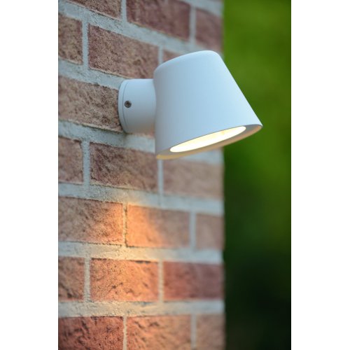 LUCIDE DINGO Wall Light LED GU10/4,5W IP44 White, venkovní svítidlo - obrázek