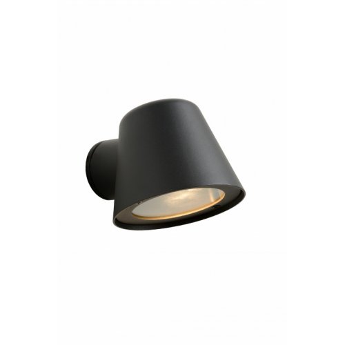 LUCIDE DINGO Wall Light LED GU10/4,5W IP44 Black, venkovní svítidlo - obrázek