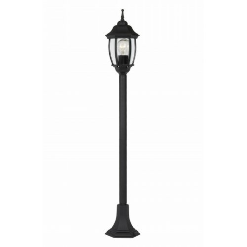 LUCIDE Outdoor lighting post H110cm E27/60W Black, venkovní svítidlo - obrázek