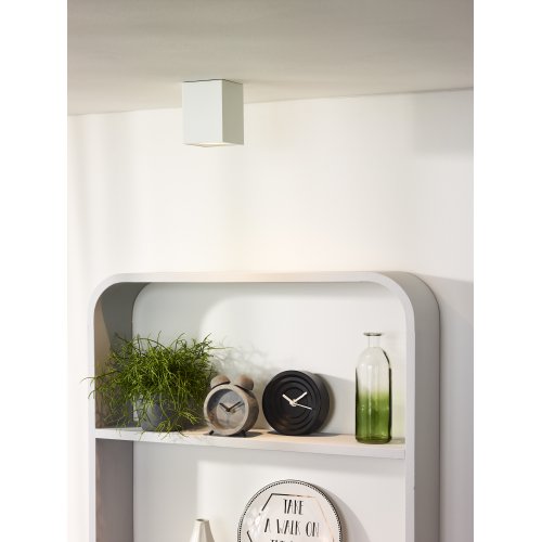 LUCIDE BENTOO-LED Spot Gu10/5W L8 W8 H11cm White, bodové svítidlo, bodovka - obrázek