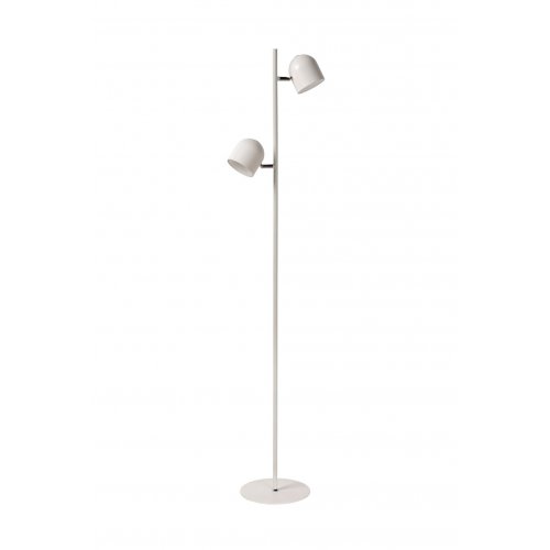 LUCIDE SKANSKA-LED Floor lamp 2x4W H140cm White, stojací lampa - obrázek