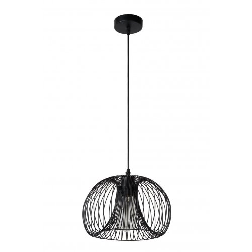 LUCIDE VINTI Pendant E27 D30 H18 Black, závěsné svítidlo, lustr - obrázek