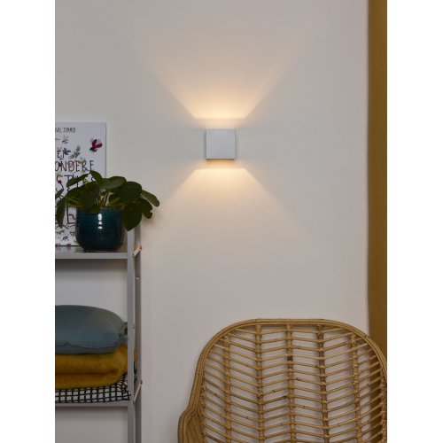 LUCIDE DEVI Wall Light G9 B8x8xH12cm White, nástěnné svítidlo - obrázek