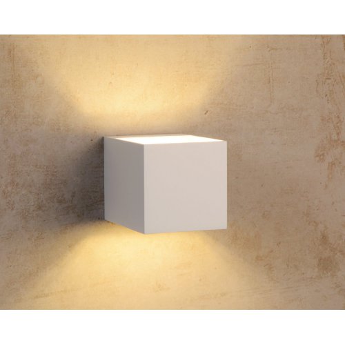 LUCIDE DEVI Wall Light G9 B8x8xH12cm White, nástěnné svítidlo - obrázek