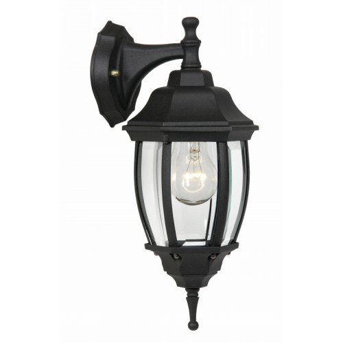 LUCIDE Outdoor lighting down H37cm E27/60W Black, venkovní svítidlo - obrázek