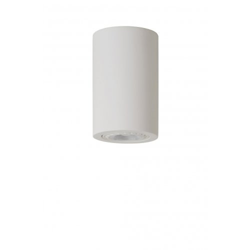 LUCIDE GIPSY Ceiling Light Round GU10 H11cm White, stropní svítidlo - obrázek