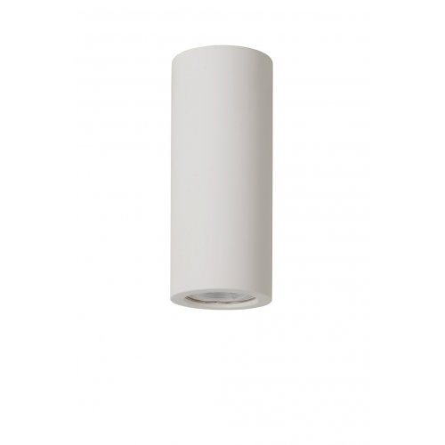 LUCIDE GIPSY Ceiling Light Round GU10 H17cm White, stropní svítidlo - obrázek