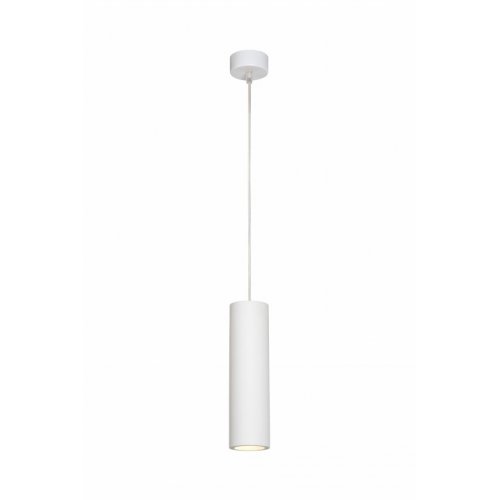 LUCIDE GIPSY Pendant Round GU10 H25cm White, závěsné svítidlo, lustr