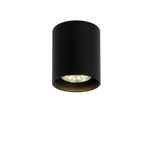 LUCIDE BODI Ceiling Light Round GU10 D8 Black, stropní svítidlo