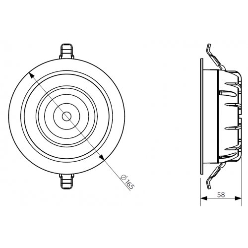 OPPLE LED Downlight 140057170 LEDDownlightRc-P-MW R150-11.5W-3000