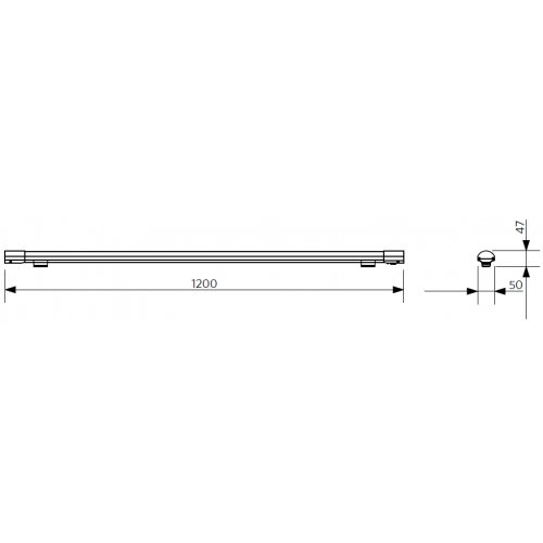 OPPLE LED stavebnicové svítidlo T8 140063304 LED T8 Batten 1200mm 38W 3000K CT