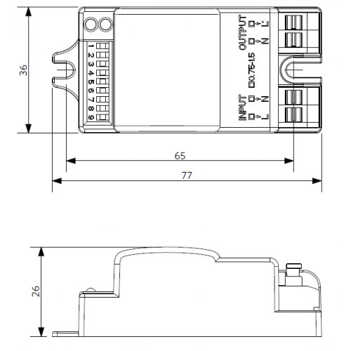 OPPLE Pohybový senzor 140060553 LED module sensor CT