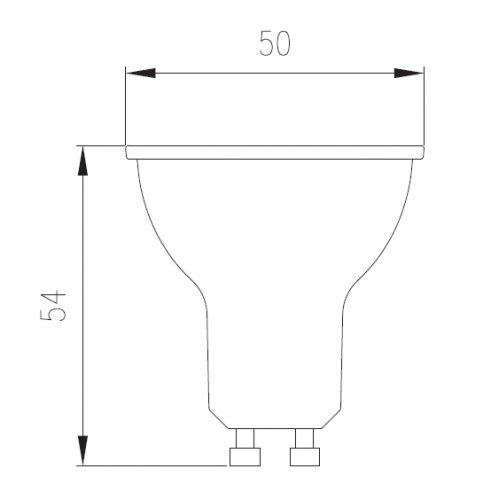 OPPLE LED žárovka GU10 140060952 LED-E-GU10-3,5W-4000K-36D-DIM