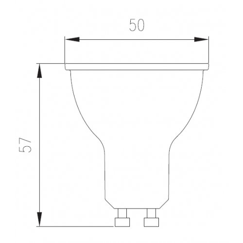 OPPLE LED žárovka GU10 140060955 LED-E-GU10-7,5W-4000K-36D-DIM