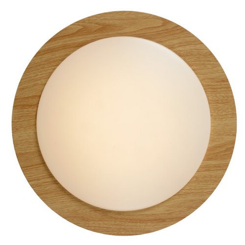 LUCIDE DIMY Ceiling Lamp LED Dimmable 12W D28cm, Light Wood, stropní svítidlo - obrázek