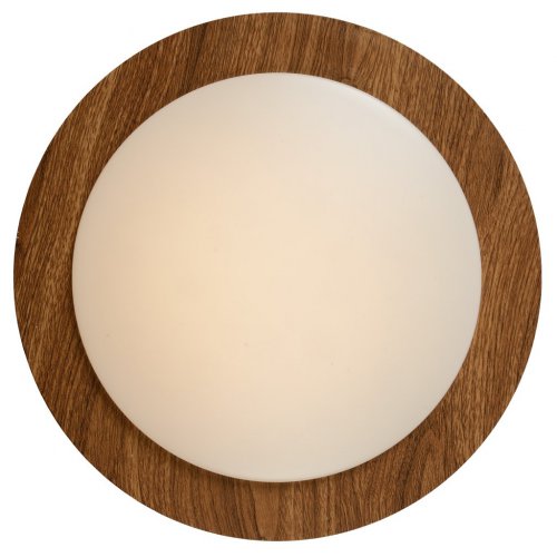 LUCIDE DIMY Ceiling Lamp LED Dimmable 12W D28cm, Dark Wood, stropní svítidlo - obrázek