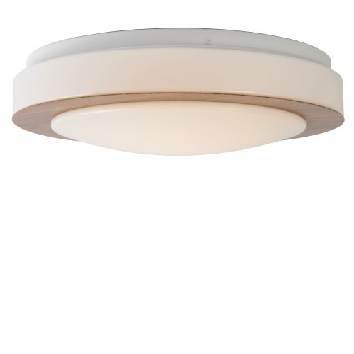 LUCIDE DIMY Ceiling Lamp LED Dimmable 12W D28cm, Dark Wood, stropní svítidlo - obrázek