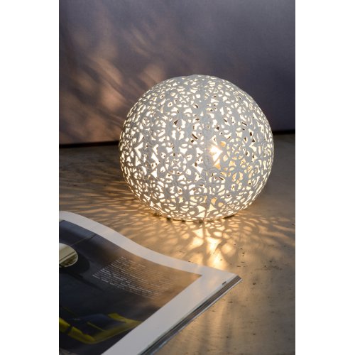 LUCIDE PAOLO Table Lamp G9/28W 14.5cm White, stolní lampa - obrázek