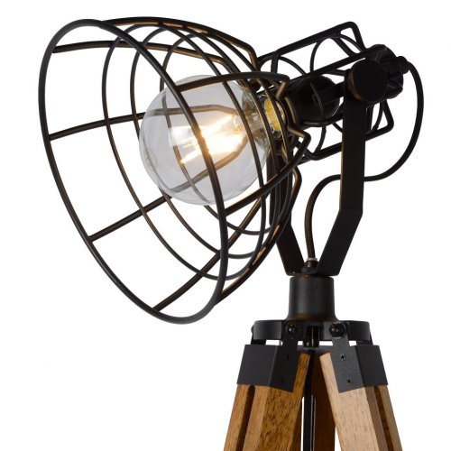 LUCIDE JOSHUA Floor lamp E27 H104cm Black, stojací lampa - obrázek