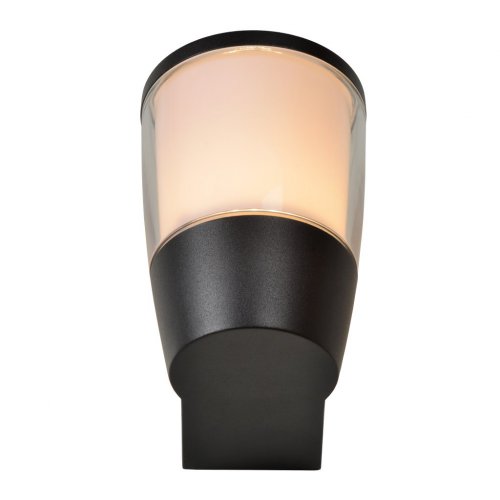 LUCIDE NINKE Outdoor Wall Light IP54 GU10/5W H16cm Black, venkovní svítidlo - obrázek