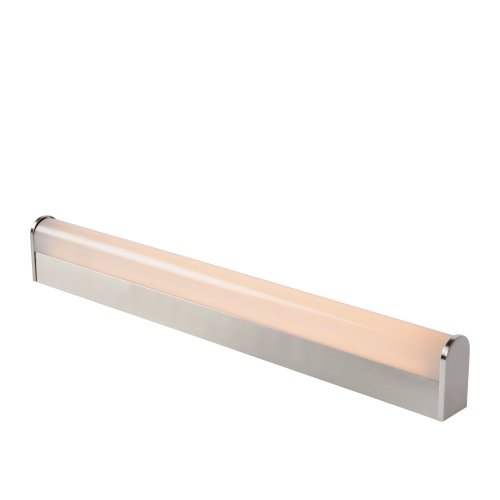 LUCIDE JASPER Wall Light LED 16W 860LM 3000K IP44 Satin Chrome, nástěnné svítidlo - obrázek