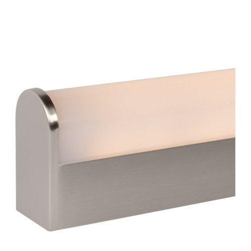 LUCIDE JASPER Wall Light LED 16W 860LM 3000K IP44 Satin Chrome, nástěnné svítidlo - obrázek