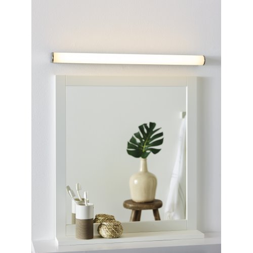 LUCIDE JASPER Wall Light LED 16W 860LM 3000K IP44 Satin Chrome, nástěnné svítidlo - obrázek