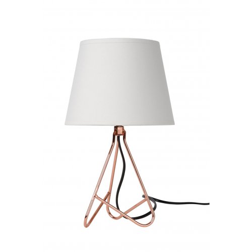 LUCIDE GITTA Table Lamp E14 H30cm Copper, stolní lampa - obrázek