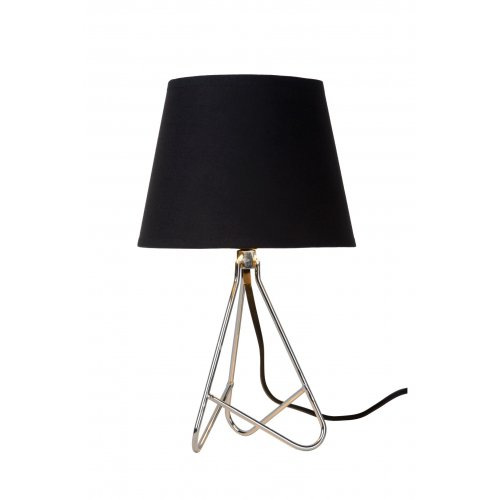 LUCIDE GITTA Table Lamp E14 H30cm Chrome, stolní lampa - obrázek