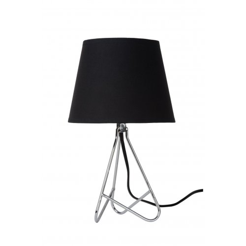 LUCIDE GITTA Table Lamp E14 H30cm Chrome, stolní lampa - obrázek