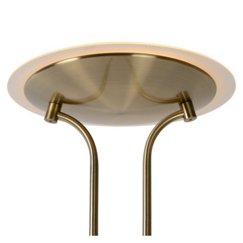 LUCIDE CHAMPION-LED Floor Lamp 20W +4W H180 cm Bronze, stojací lampa - obrázek