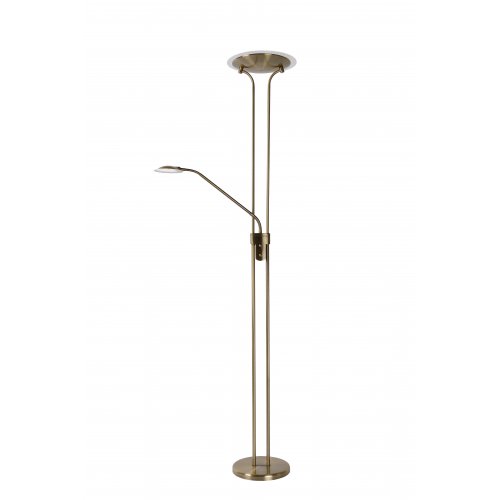 LUCIDE CHAMPION-LED Floor Lamp 20W +4W H180 cm Bronze, stojací lampa - obrázek