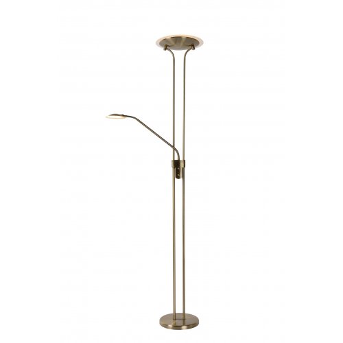 LUCIDE CHAMPION-LED Floor Lamp 20W +4W H180 cm Bronze, stojací lampa