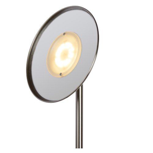 LUCIDE ZENITH LED Floorlamp LED 20W Satin Chrome, stojací lampa - obrázek