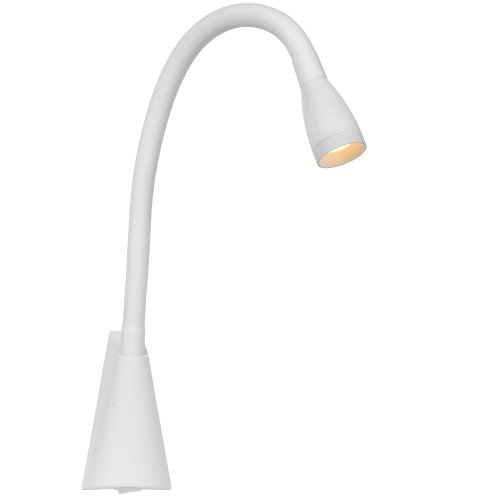 LUCIDE GALEN Bedside Lamp LED 3W White, nástěnné svítidlo - obrázek