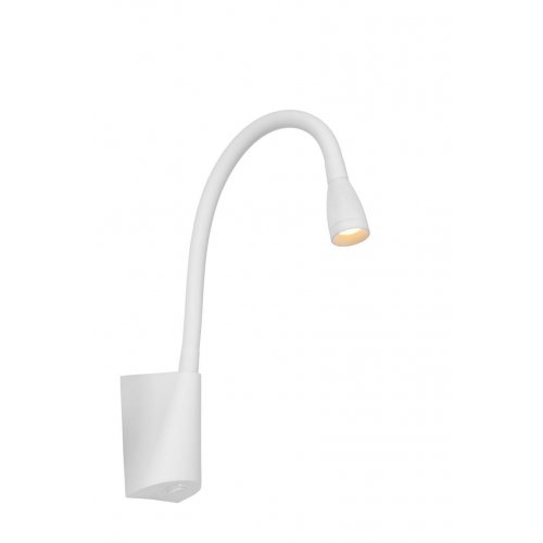 LUCIDE GALEN Bedside Lamp LED 3W White, nástěnné svítidlo